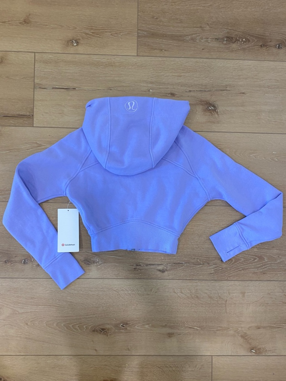 BRAND NEW lululemon athletica purple Scuba, size 2 - Picture 5 of 5